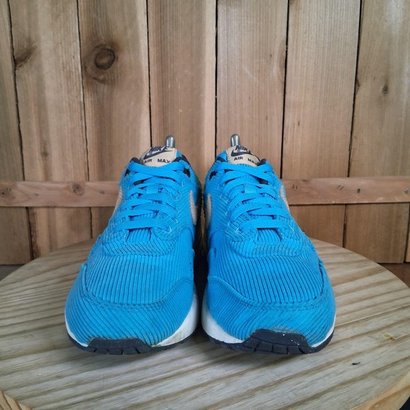 Nike Air Max 1 Corduroy Shoes Mens 7 Blue Running Athletic Sneakers FB8915-400 main image 4